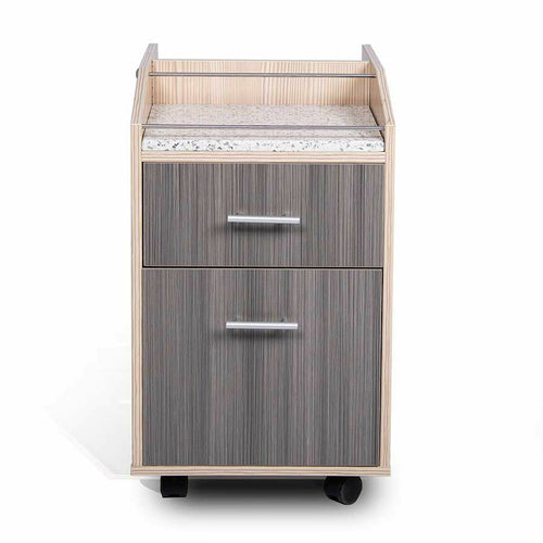 TIFFANY-DUO-TONE PEDICURE CART