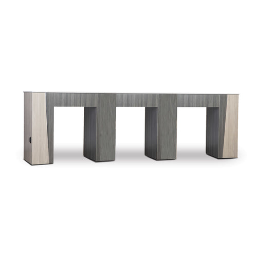 TIFFANY-DUO-TONE TRIPLE NAIL TABLE