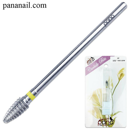 Đầu dũa ngọn lửa Mini - bạc - Extra Fine