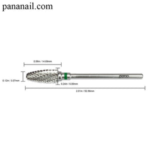 Đầu dũa tháo gel - bạc - Coarse