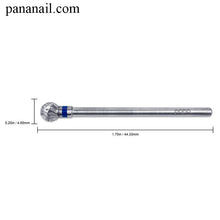 Load image into Gallery viewer, Đầu dũa cuticle tròn (5.0mm) - bạc - Medium