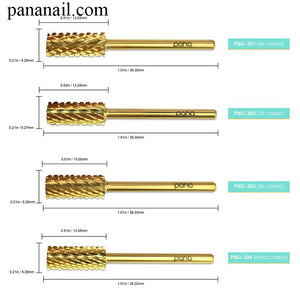 Đầu dũa loại nhỏ - 2X Fine to 4X Coarse ( vàng / bạc )